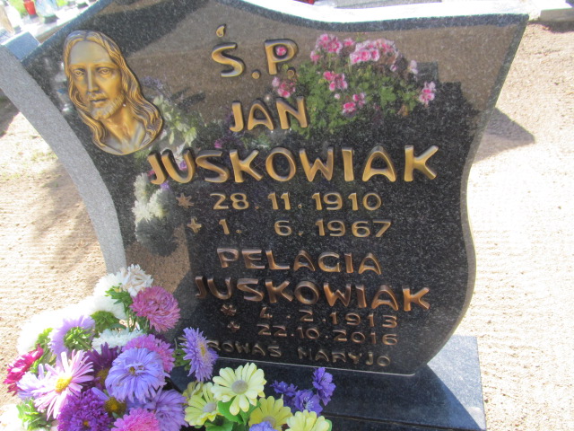Jan Juskowiak 1910 Śnieciska - Grobonet - Wyszukiwarka osób pochowanych