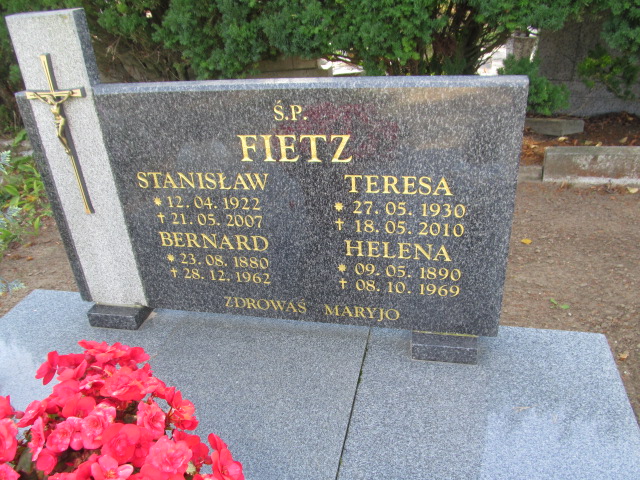 Stanisław Fietz   1922 Śnieciska - Grobonet - Wyszukiwarka osób pochowanych